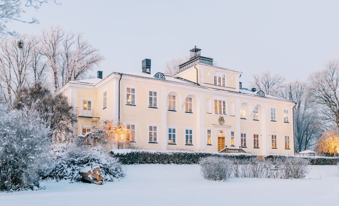 Slottet i skymning